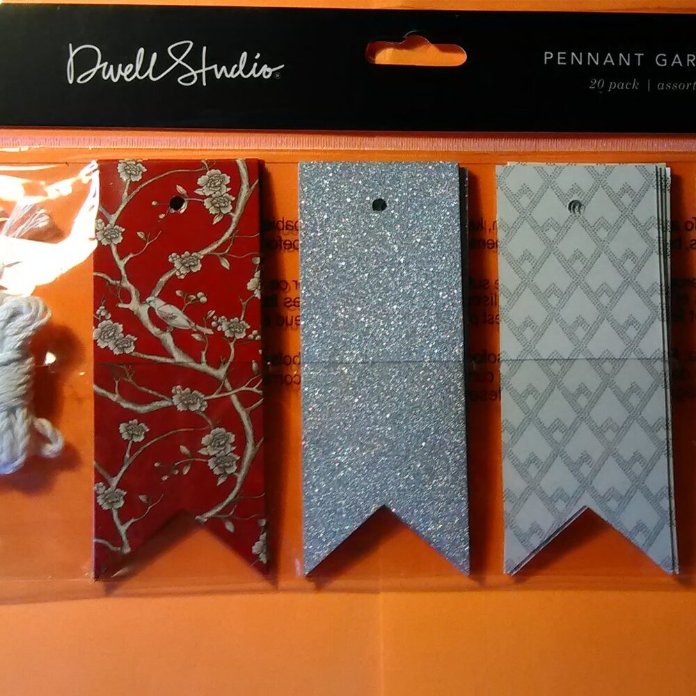 DWELL STUDIO Pennant Garland Variety Pack of 20